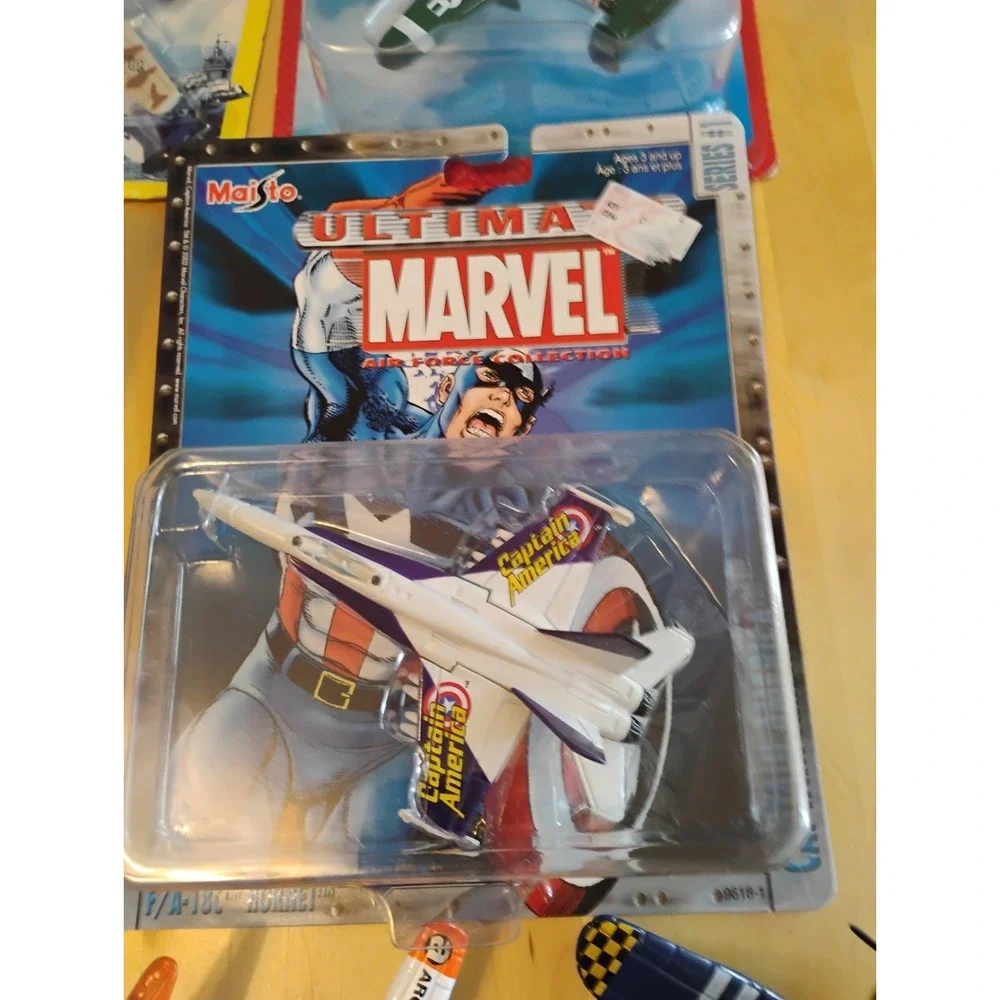 Vintage Toy Airplanes Lot Road Champs Matchbox Maisto Herpa Marvel Diecast